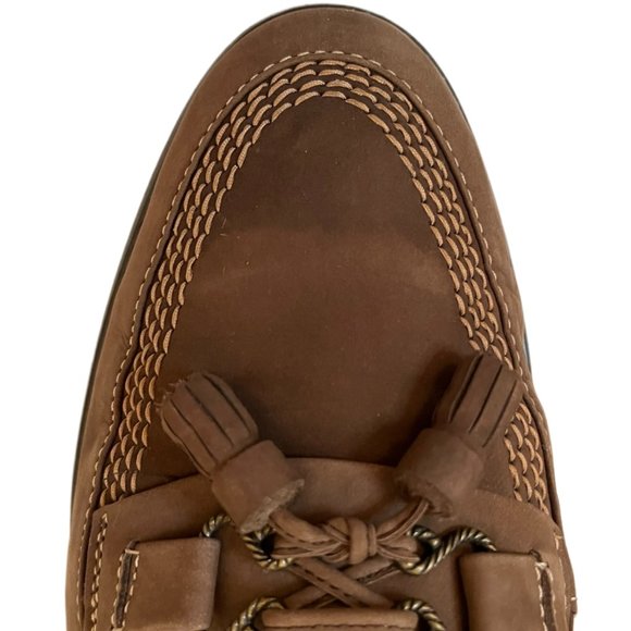 Yves Saint Laurent Men\'s Brown Suede Tassel Loafers  Size 7.5 EEE main image 10
